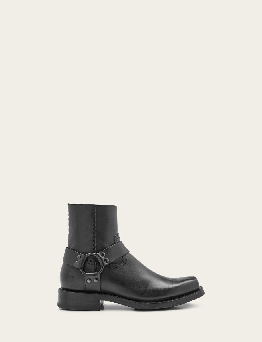 Men's Black Conway Harness Moto Boot | Frye Black