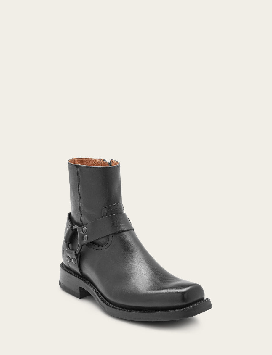 Men's Black Conway Harness Moto Boot | Frye Black