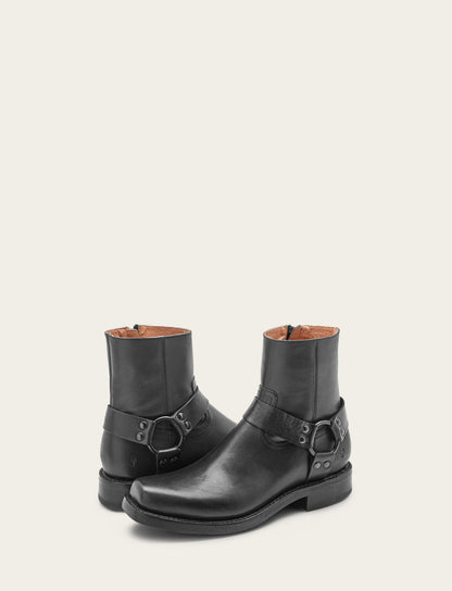 Men's Black Conway Harness Moto Boot | Frye Black