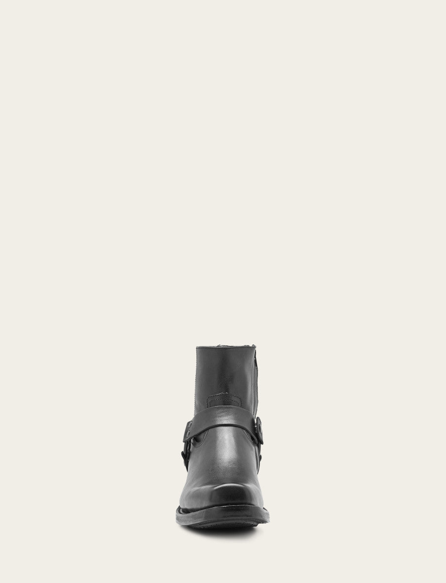 Men's Black Conway Harness Moto Boot | Frye Black