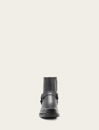 Men's Black Conway Harness Moto Boot | Frye Black