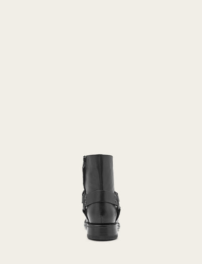 Men's Black Conway Harness Moto Boot | Frye Black