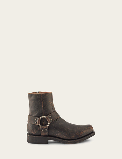 Men's Antiqued Black Conway Harness Moto Boots | Frye Antiqued Black