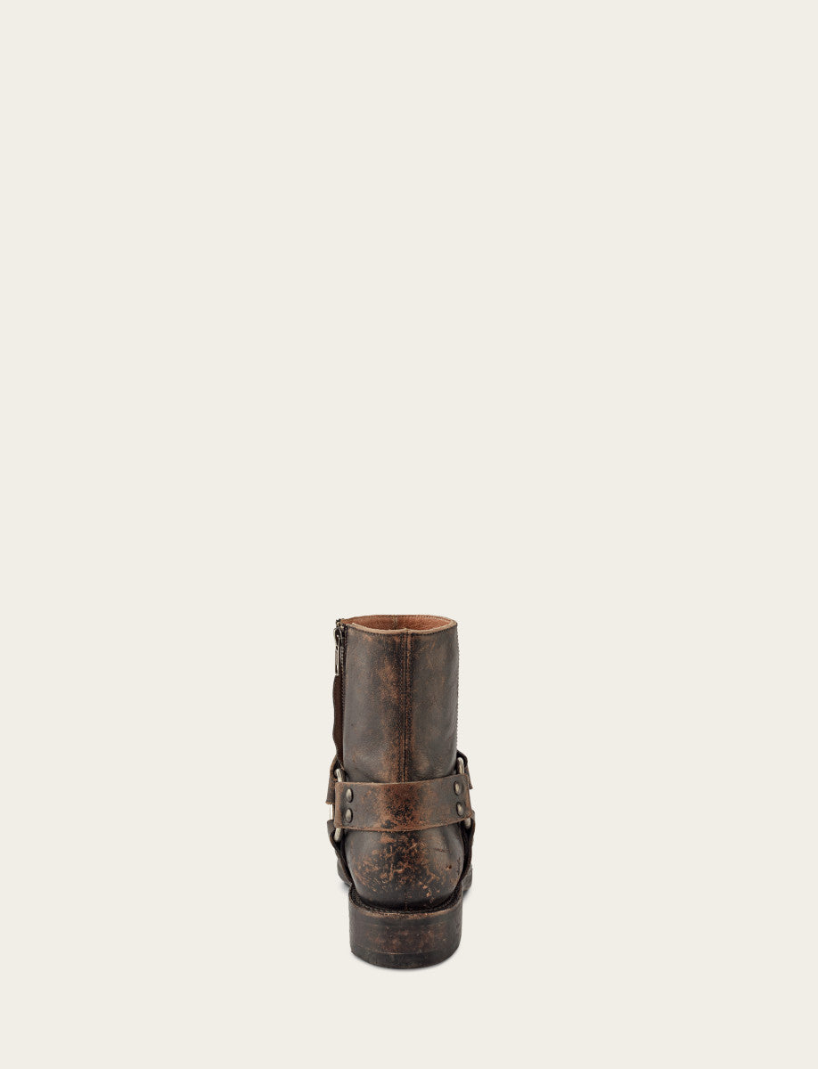 Men's Antiqued Black Conway Harness Moto Boots | Frye Antiqued Black