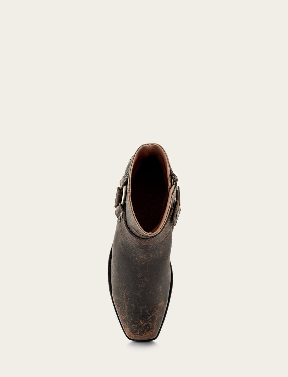 Men's Antiqued Black Conway Harness Moto Boots | Frye Antiqued Black