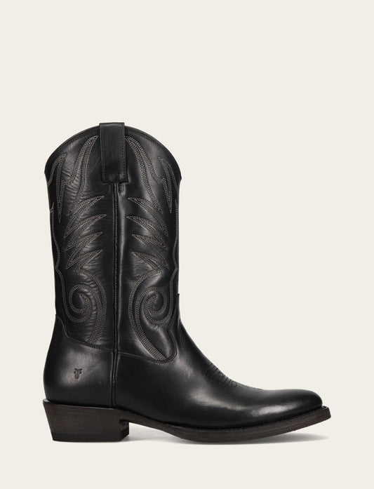 Men's Black Grady Vintage Stitch Western Boots | Frye Black