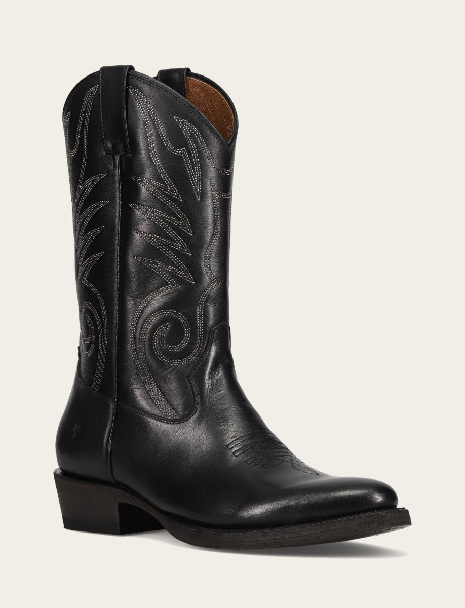 Men's Black Grady Vintage Stitch Western Boots | Frye Black