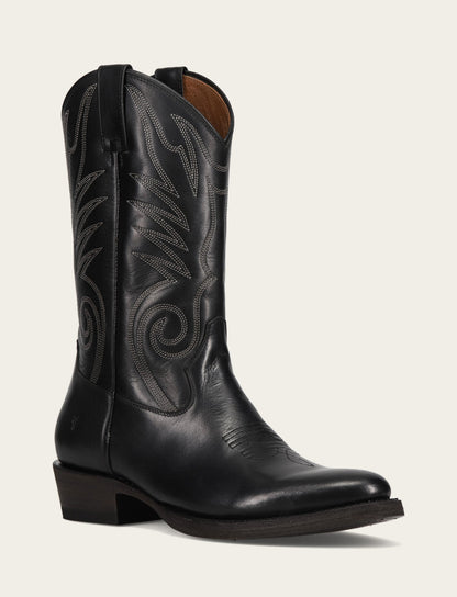 Men's Black Grady Vintage Stitch Western Boots | Frye Black