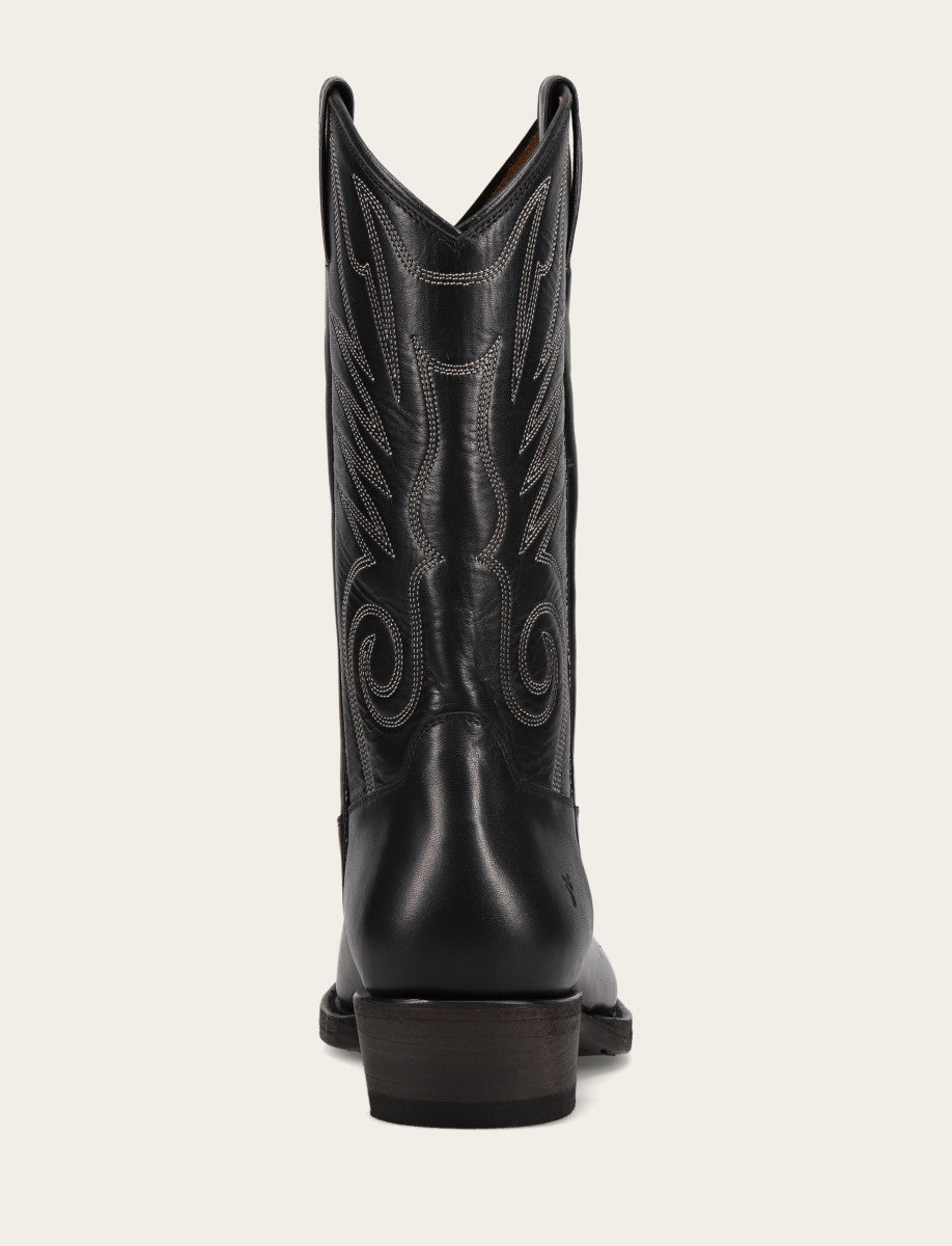 Men's Black Grady Vintage Stitch Western Boots | Frye Black