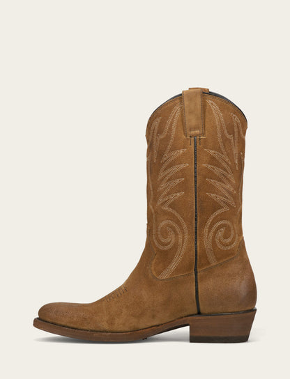 Men's Mushroom Grady Vintage Stitch Western Boots | Frye Mushroom