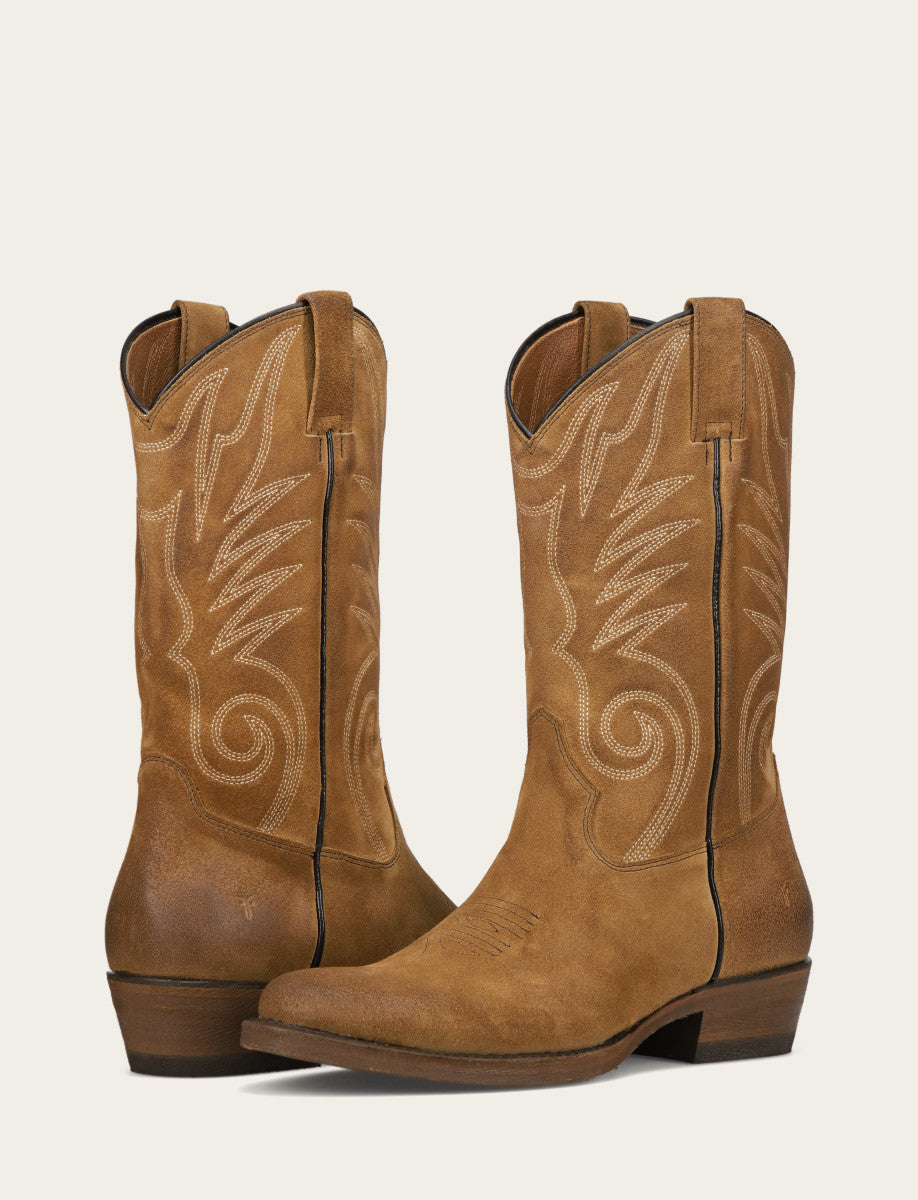 Men's Mushroom Grady Vintage Stitch Western Boots | Frye Mushroom