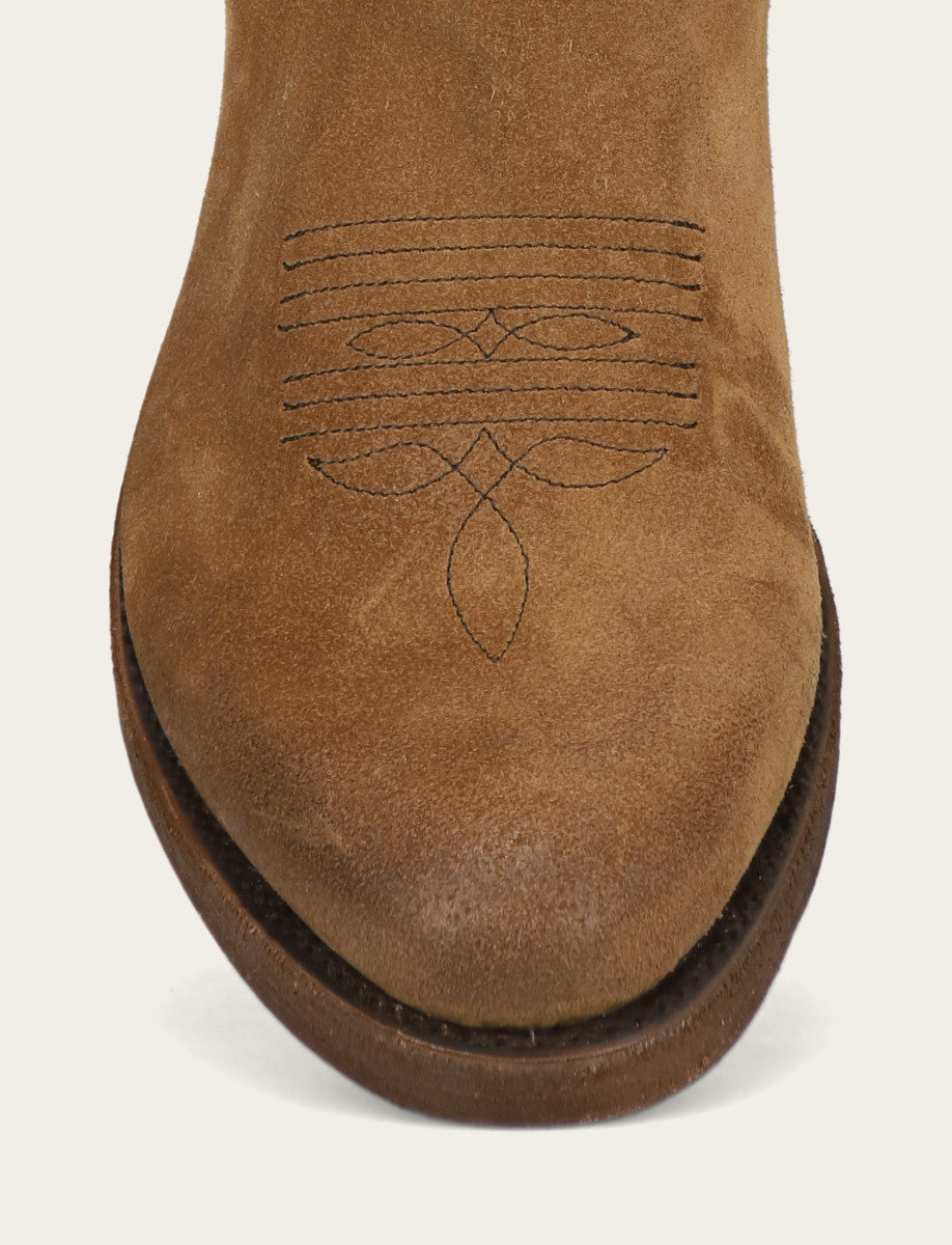 Men's Mushroom Grady Vintage Stitch Western Boots | Frye Mushroom