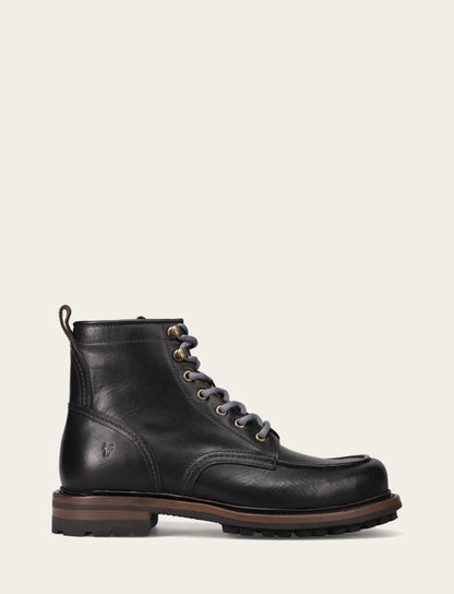Men's Black Hudson Workboot Lug | Frye Black