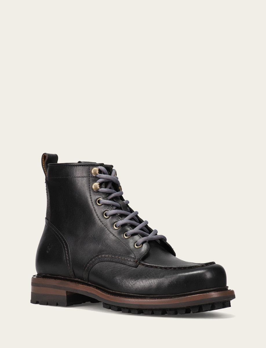 Men's Black Hudson Workboot Lug | Frye Black