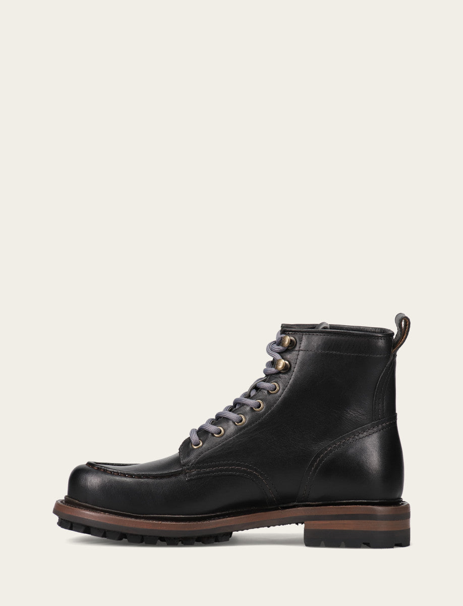 Men's Black Hudson Workboot Lug | Frye Black