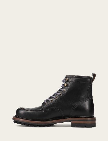Men's Black Hudson Workboot Lug | Frye Black