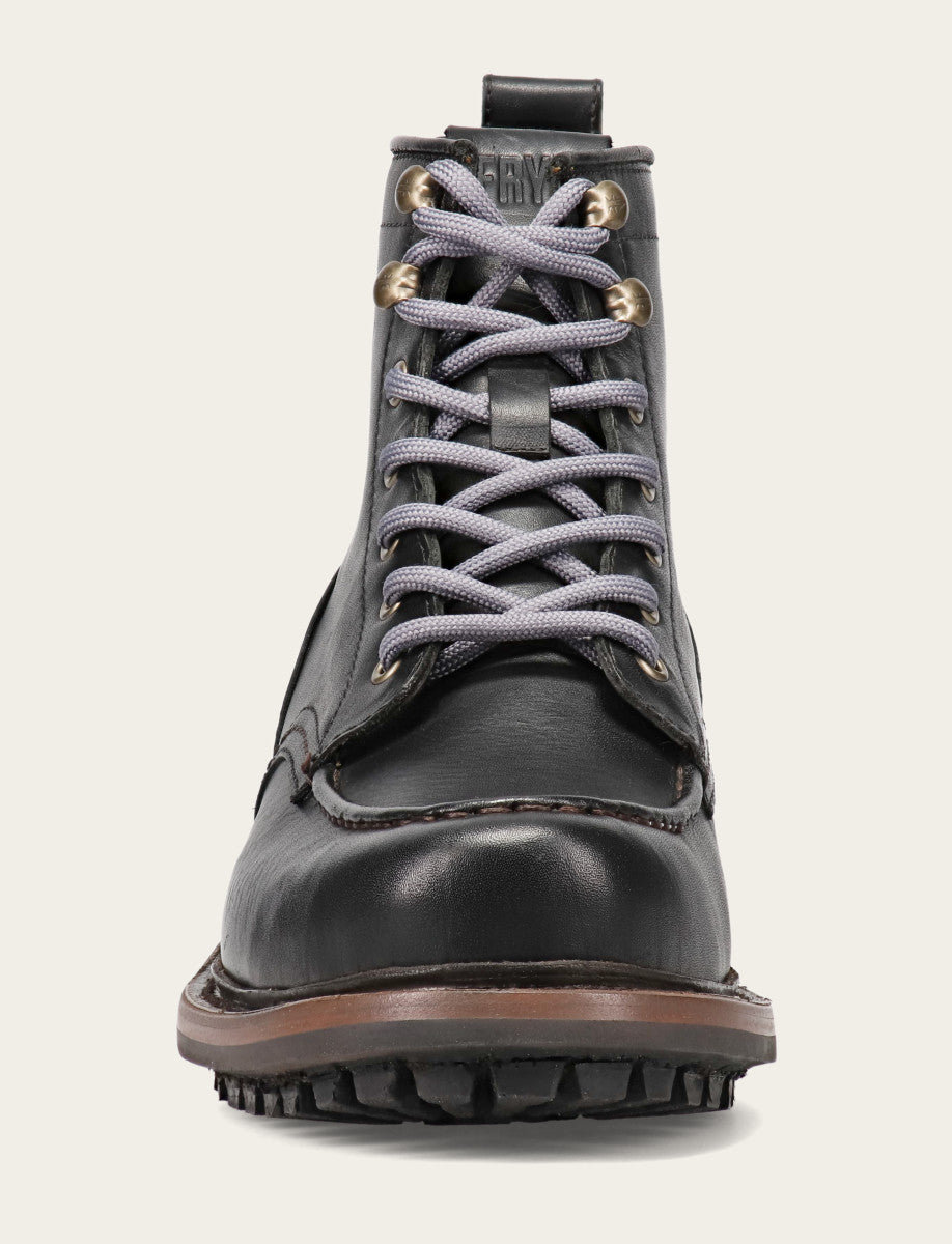 Men's Black Hudson Workboot Lug | Frye Black
