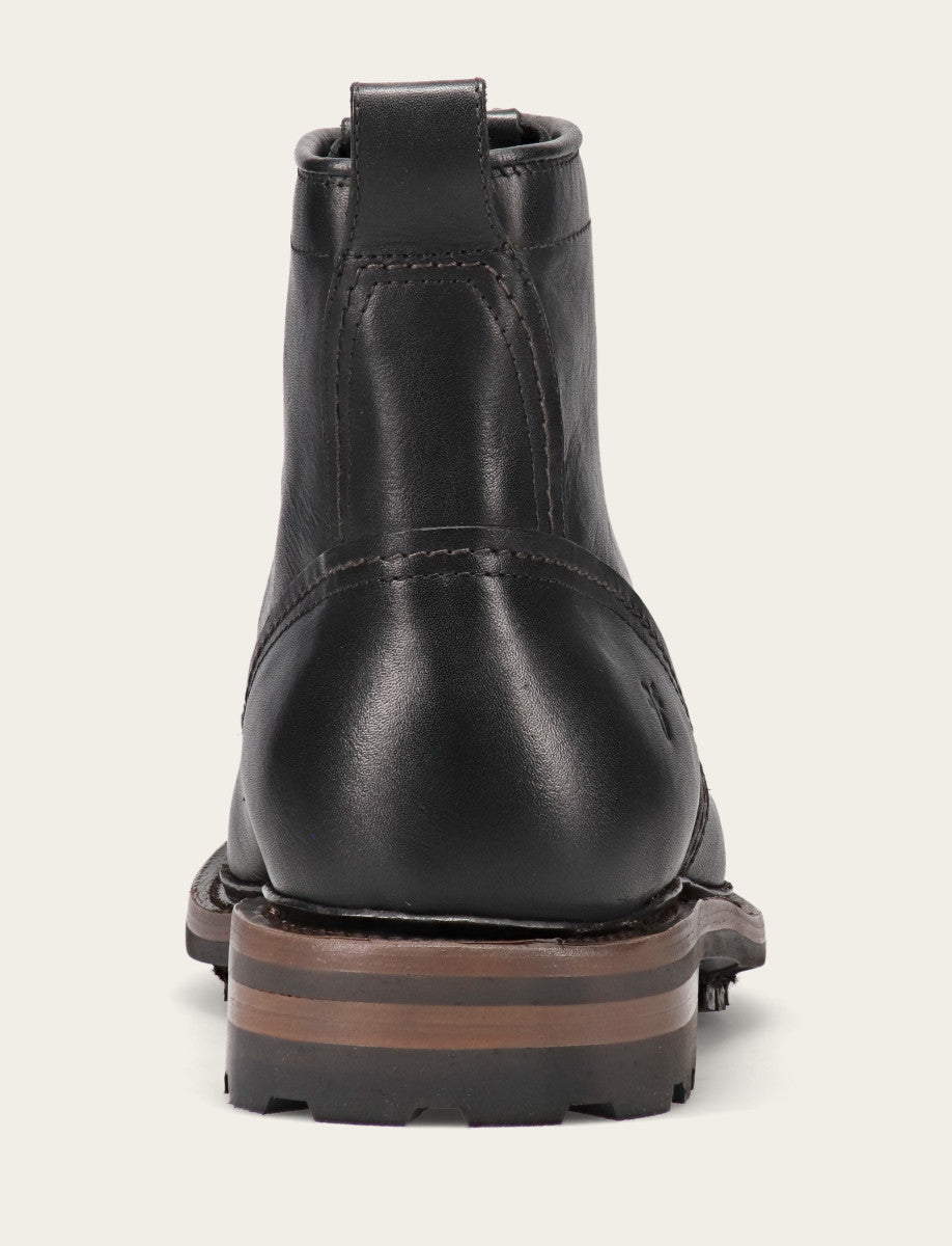 Men's Black Hudson Workboot Lug | Frye Black