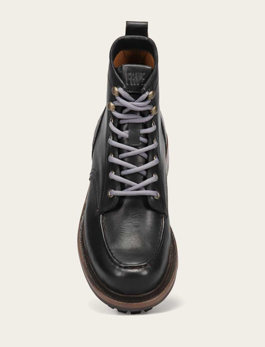 Men's Black Hudson Workboot Lug | Frye Black