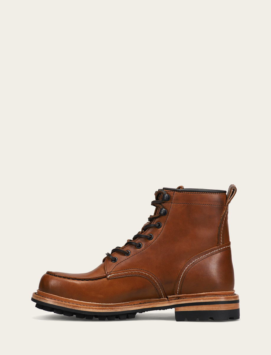 Men's Caramel Hudson Workboot Lug | Frye CARAMEL