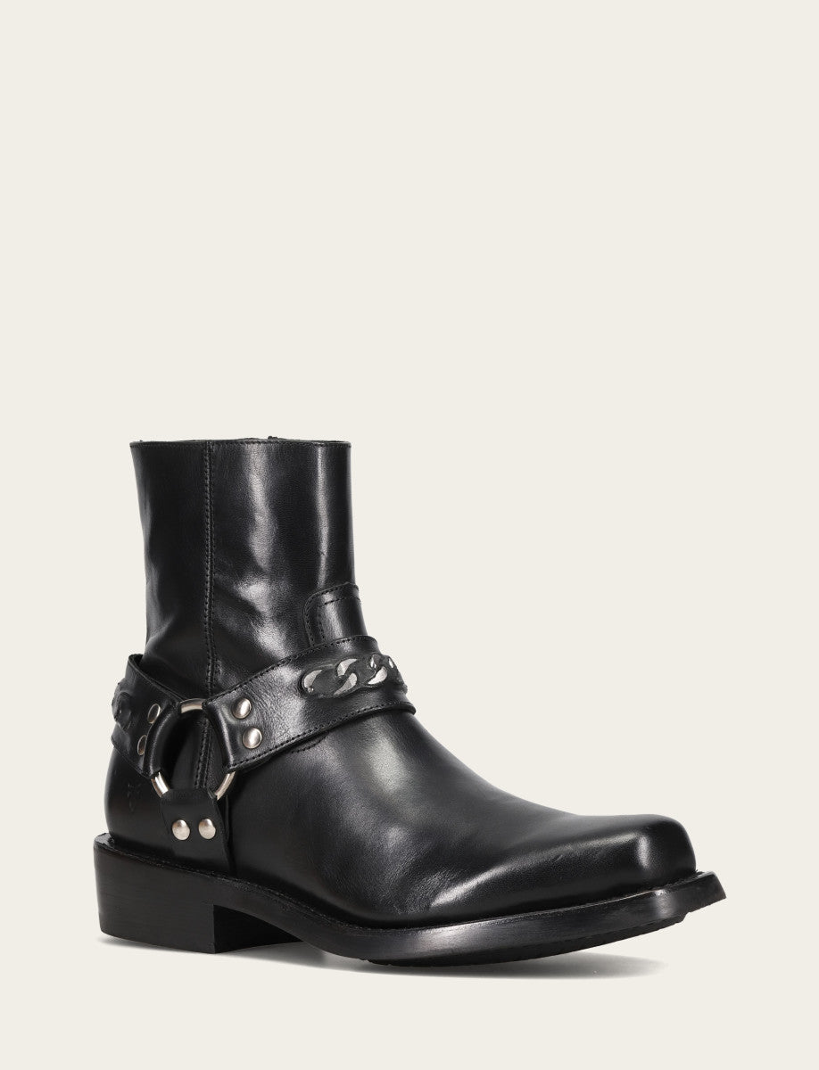 Men's Black Conway Chain Harness Boot | Frye Black