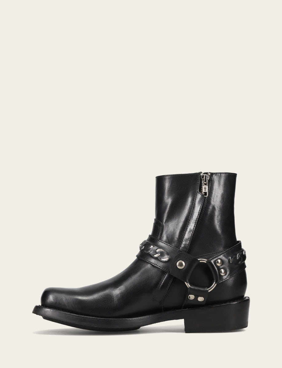 Men's Black Conway Chain Harness Boot | Frye Black