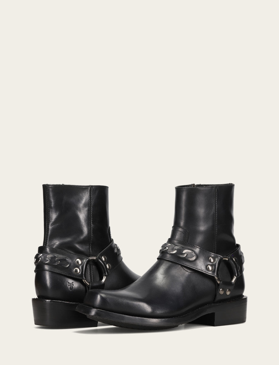 Men's Black Conway Chain Harness Boot | Frye Black