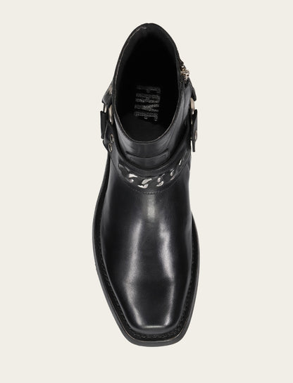 Men's Black Conway Chain Harness Boot | Frye Black