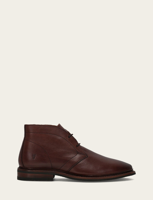 Men’s Brown Oiled Leather Paul Chukka Boots | Frye Brown