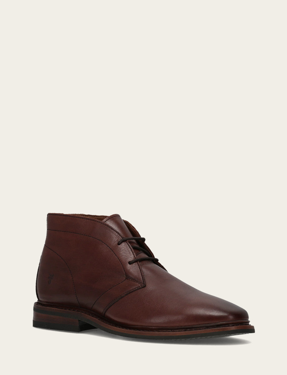Men’s Brown Oiled Leather Paul Chukka Boots | Frye Brown