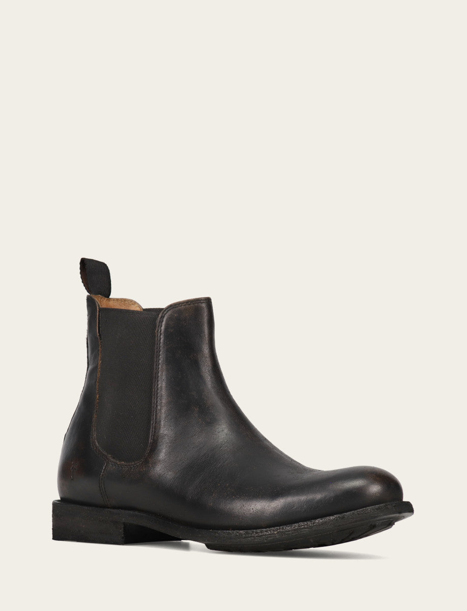 Men's Antique Black Tyler Flex Chelsea Boots | Frye Antique Black