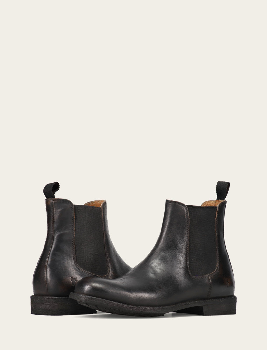 Men's Antique Black Tyler Flex Chelsea Boots | Frye Antique Black