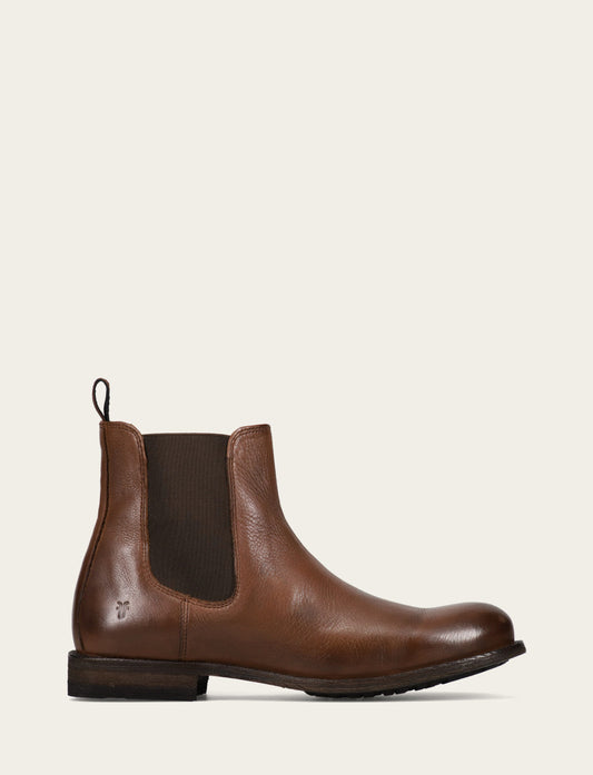 Men's Cognac Tyler Flex Chelsea Boots | Frye Cognac