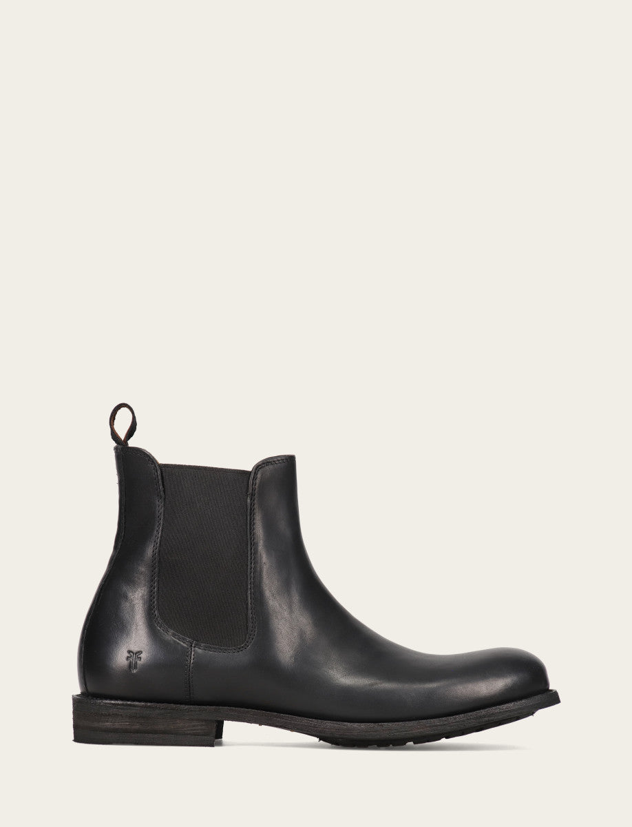 Men's Black Tyler Flex Chelsea Boots | Frye Black