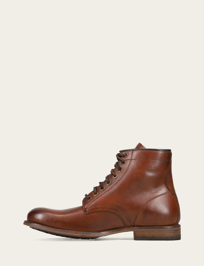 Men's Cognac Tyler Flex Lace Up Boots | Frye Cognac