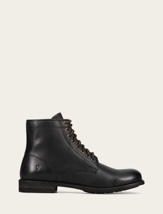 Men's Black Tyler Flex Lace Up Boots | Frye Black