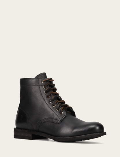 Men's Black Tyler Flex Lace Up Boots | Frye Black