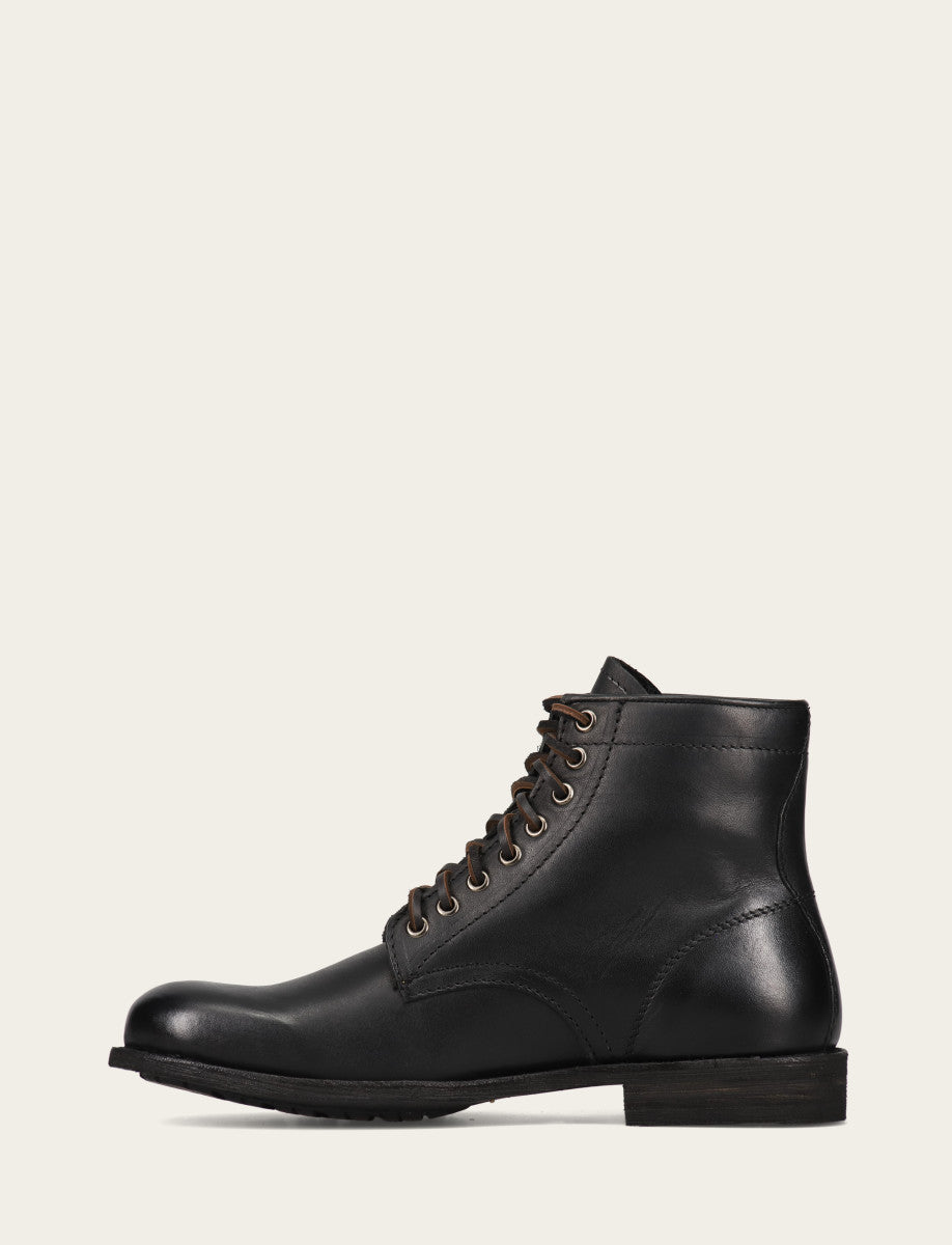 Men's Black Tyler Flex Lace Up Boots | Frye Black