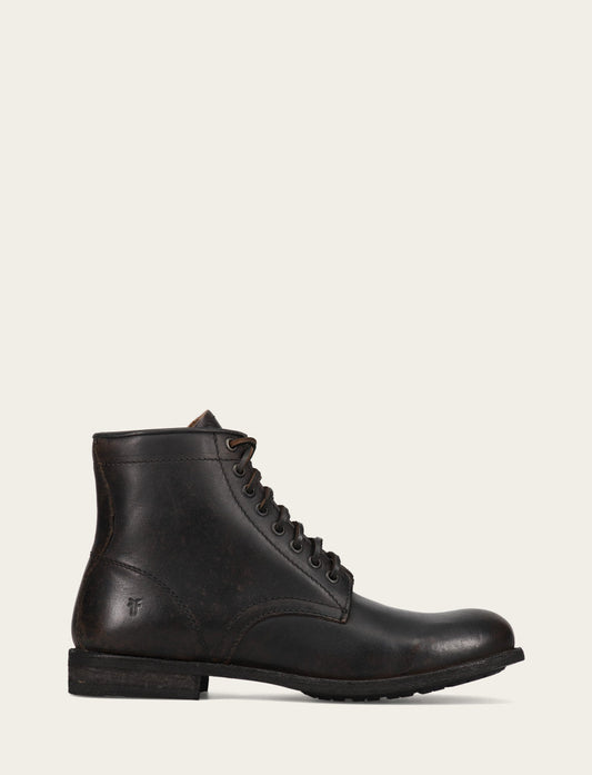 Men's Antiqued Black Tyler Flex Lace Up Boots | Frye Antiqued Black