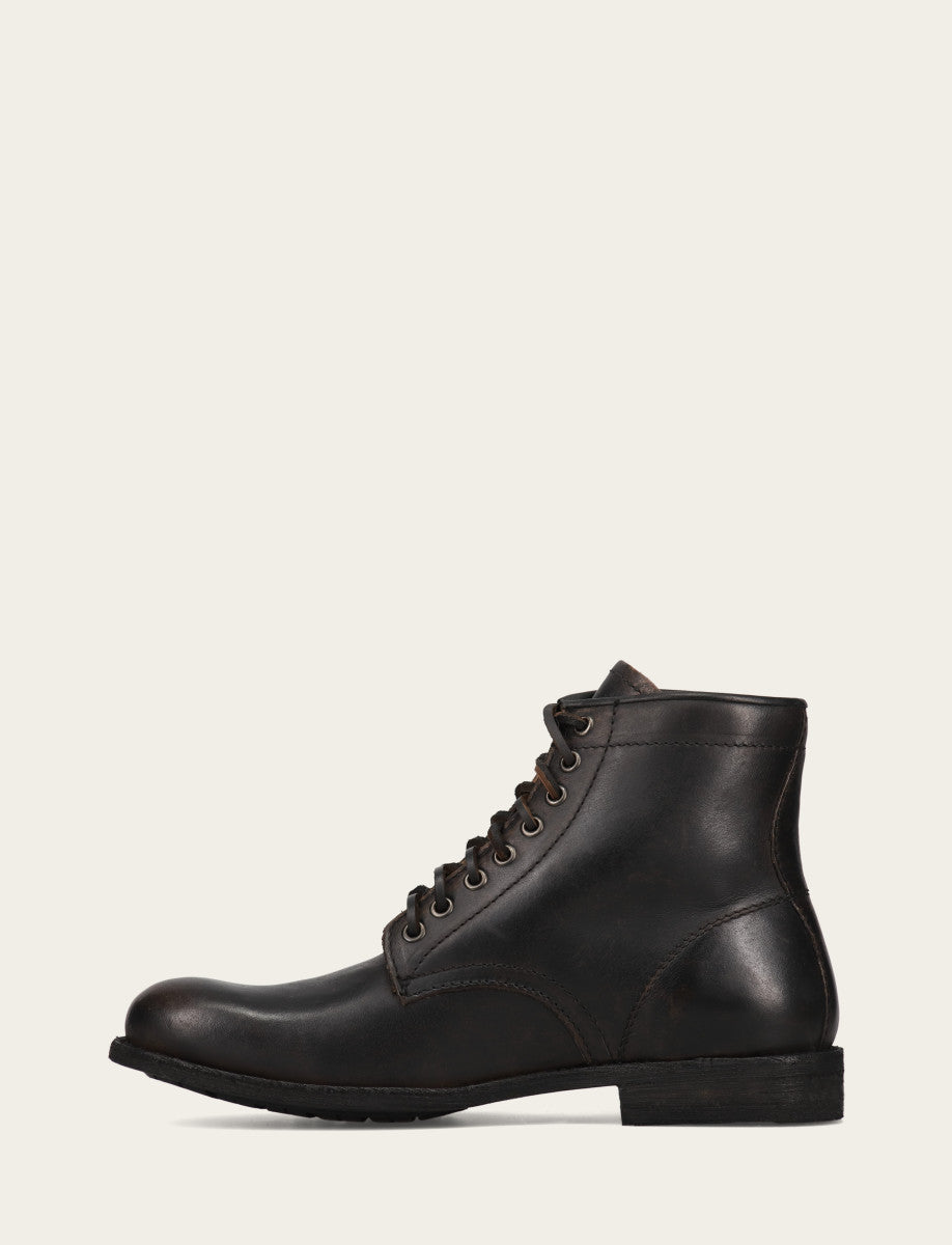 Men's Antiqued Black Tyler Flex Lace Up Boots | Frye Antiqued Black
