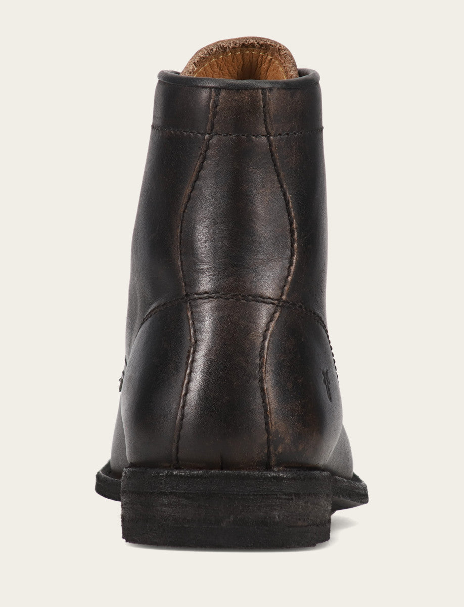 Men's Antiqued Black Tyler Flex Lace Up Boots | Frye Antiqued Black