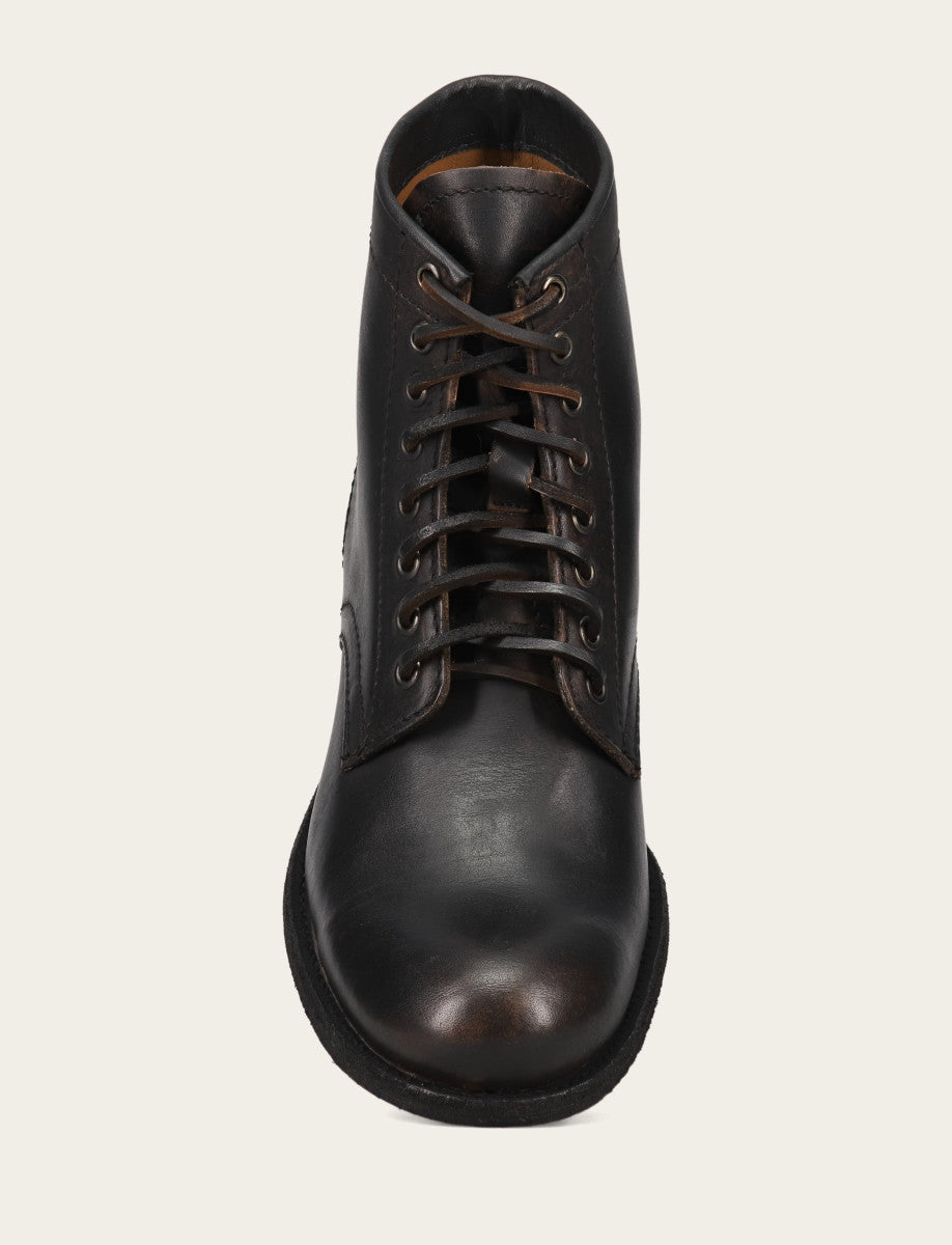 Men's Antiqued Black Tyler Flex Lace Up Boots | Frye Antiqued Black