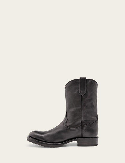 Men's Black Duke Roper Boots | Frye Black