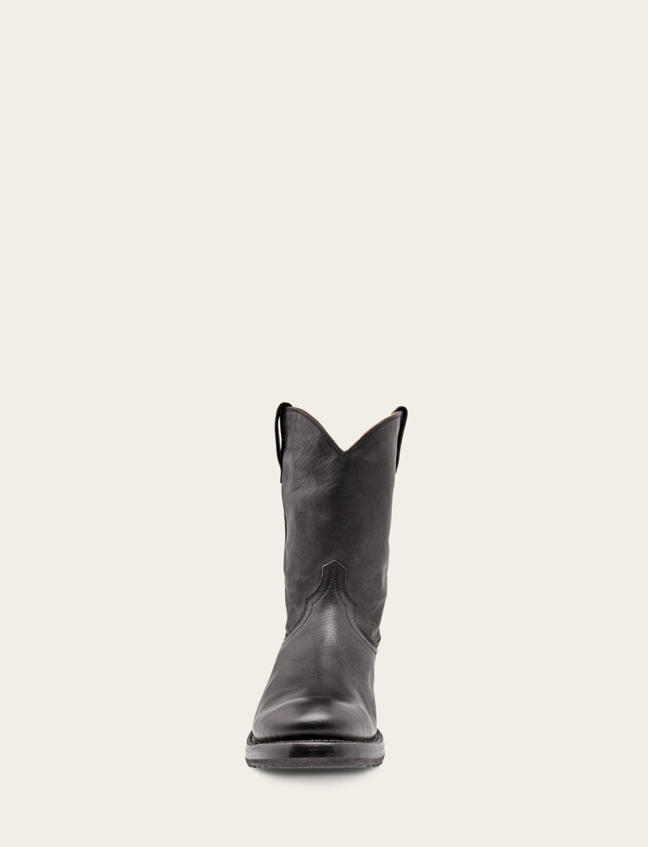 Men's Black Duke Roper Boots | Frye Black