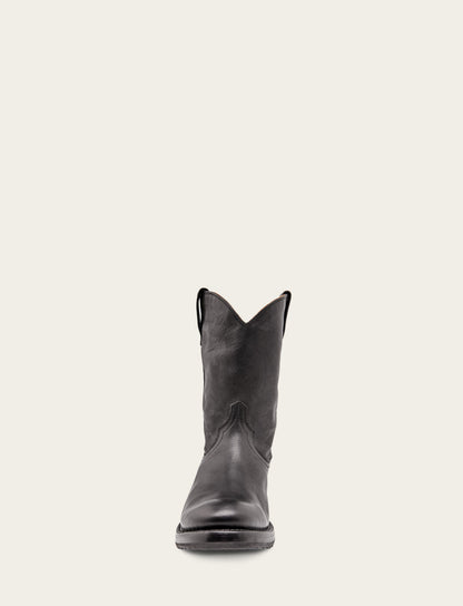 Men's Black Duke Roper Boots | Frye Black
