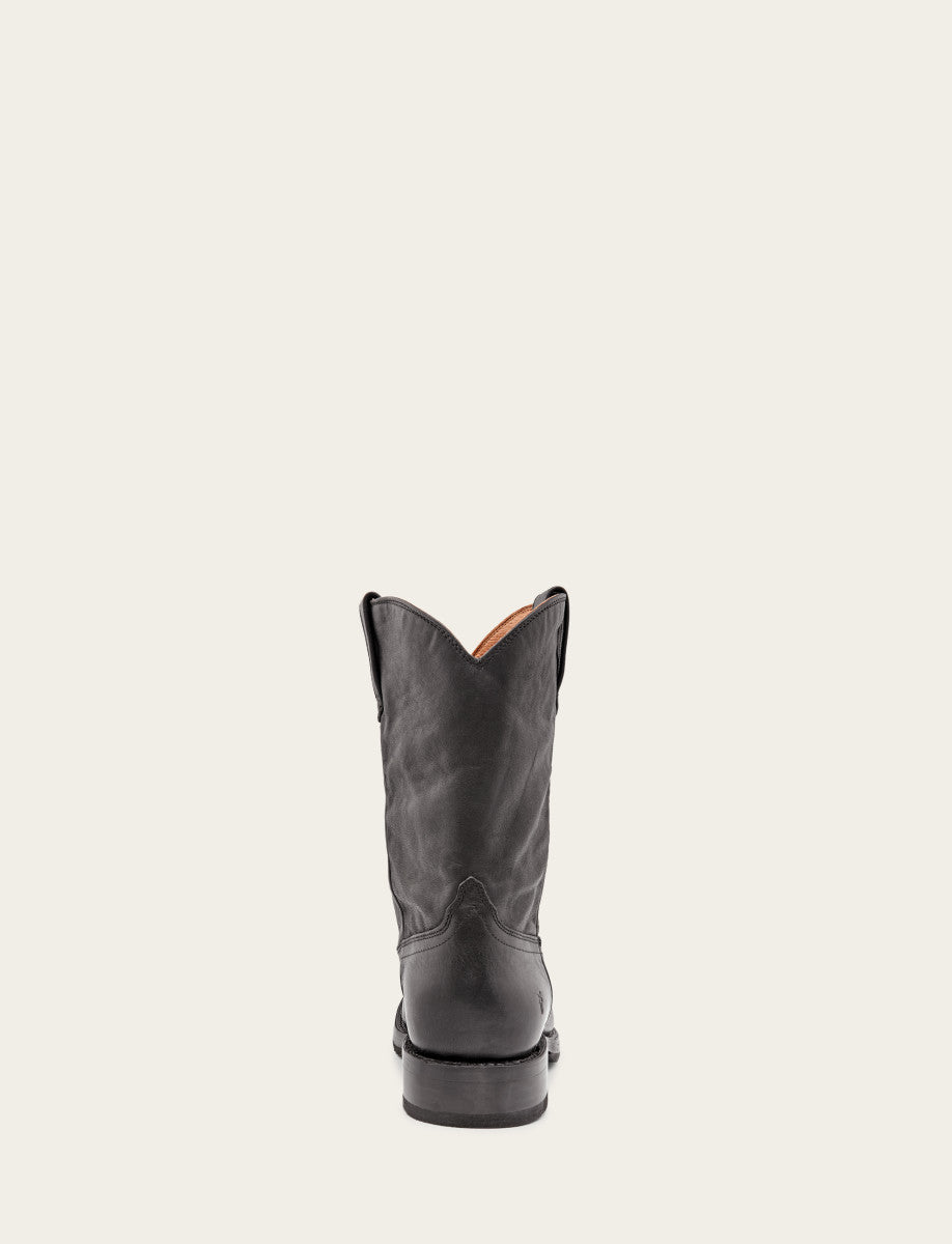 Men's Black Duke Roper Boots | Frye Black