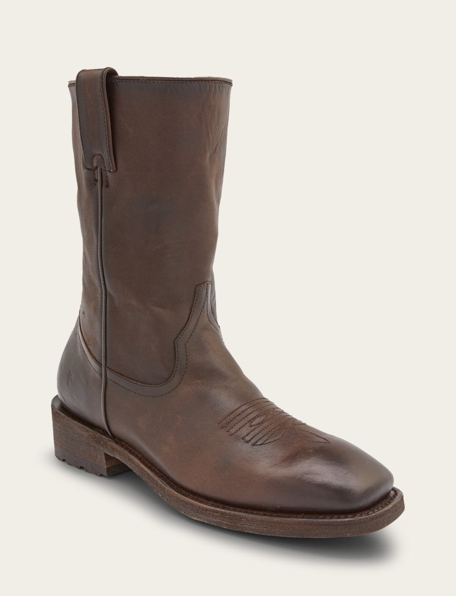 Men's Chocolate Nash Roper Western Boots | Frye CHOCOLATE