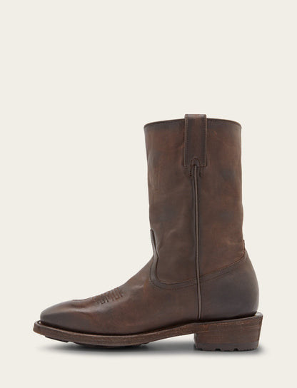 Men's Chocolate Nash Roper Western Boots | Frye CHOCOLATE