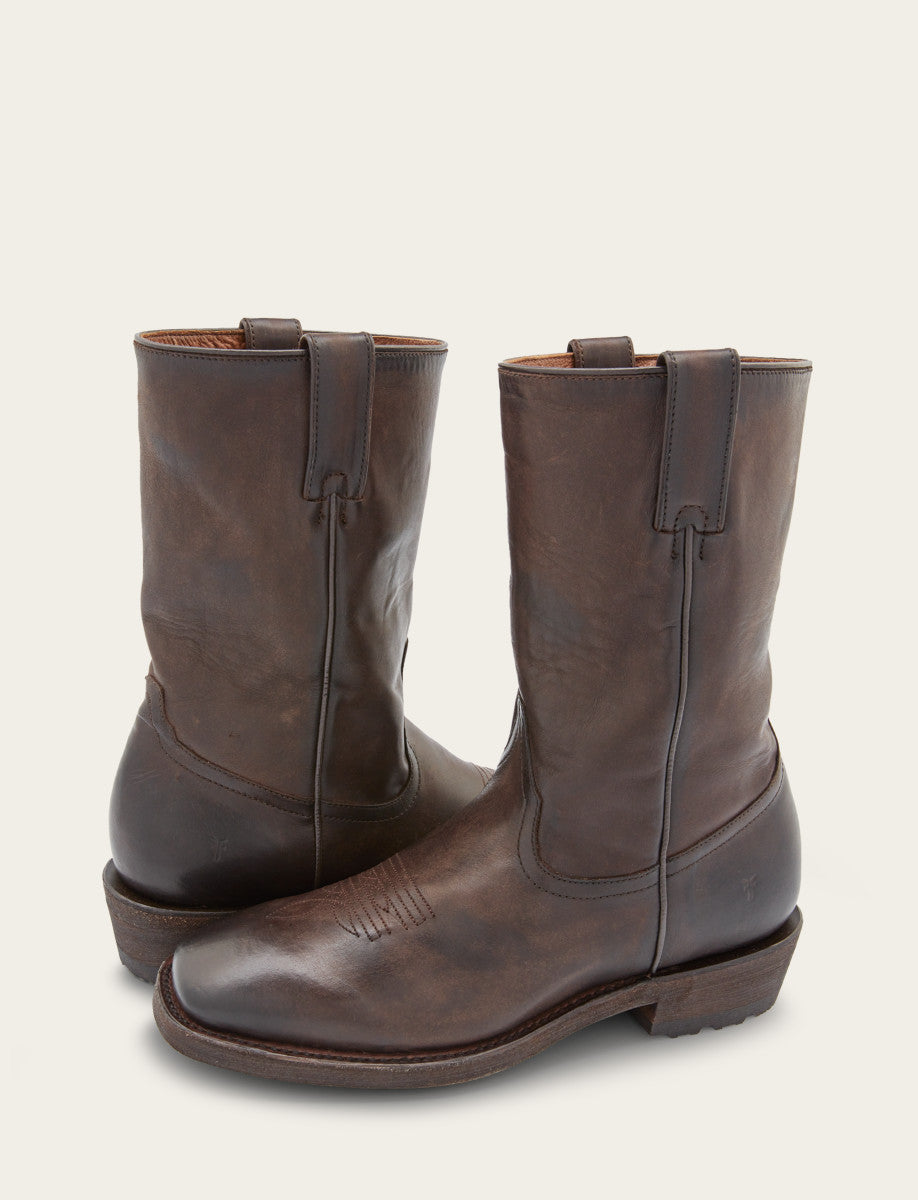 Men's Chocolate Nash Roper Western Boots | Frye CHOCOLATE