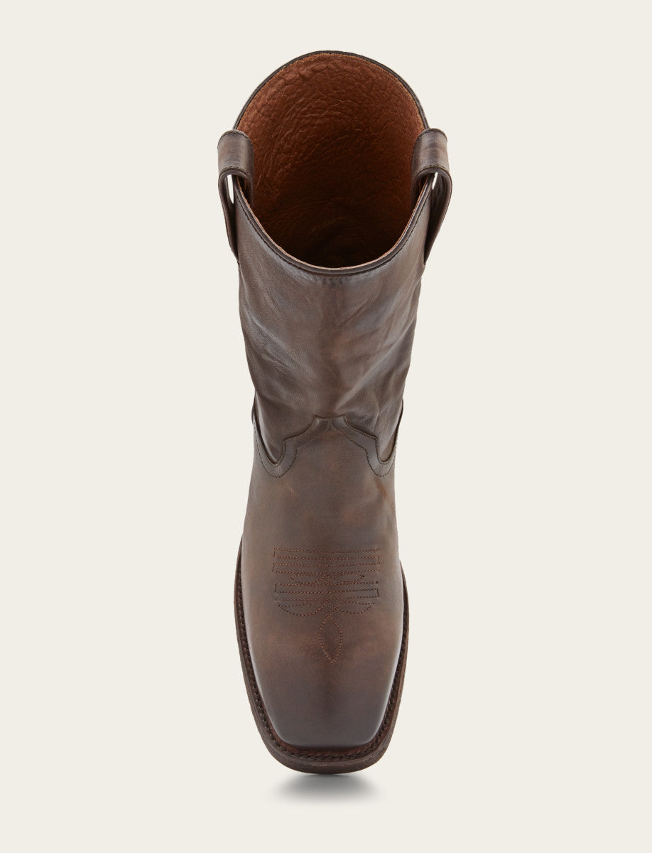 Men's Chocolate Nash Roper Western Boots | Frye CHOCOLATE